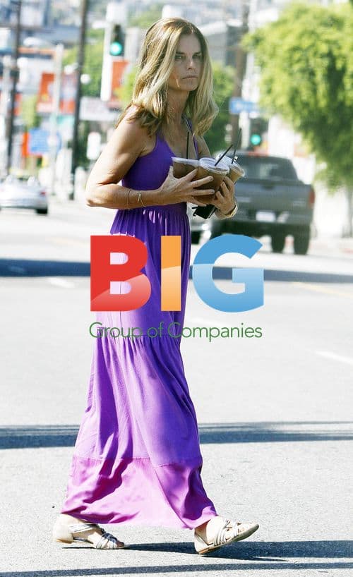 Maria Shriver Pampers Herself in West Hollywood