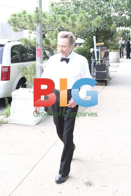 Christopher Walken on set of Gods Behaving Badly