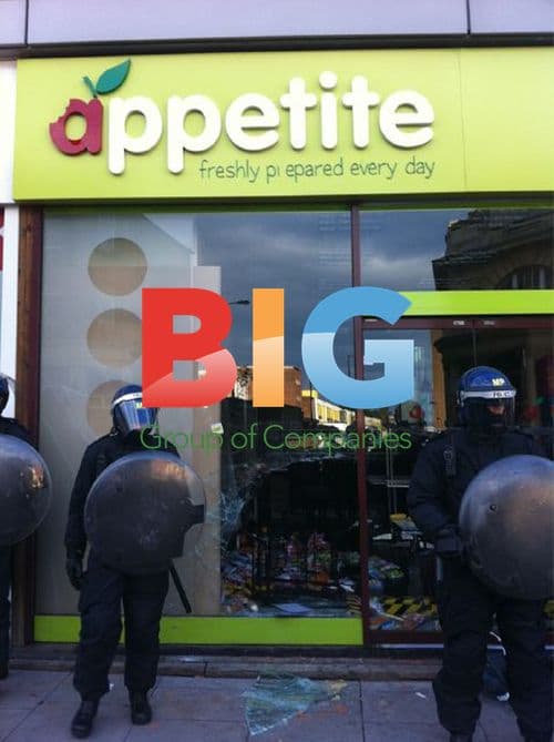 Aftermath of 2011 London Riots in Hackney