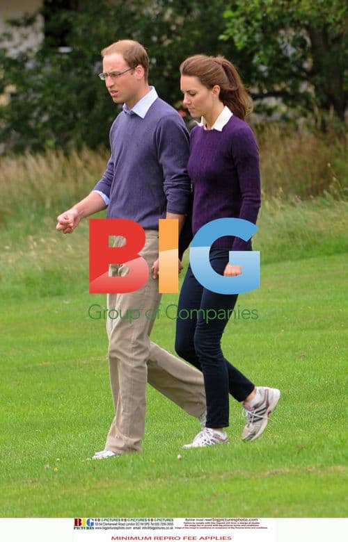 Duke and Duchess of Cambridge on walk in Holyrood Park
