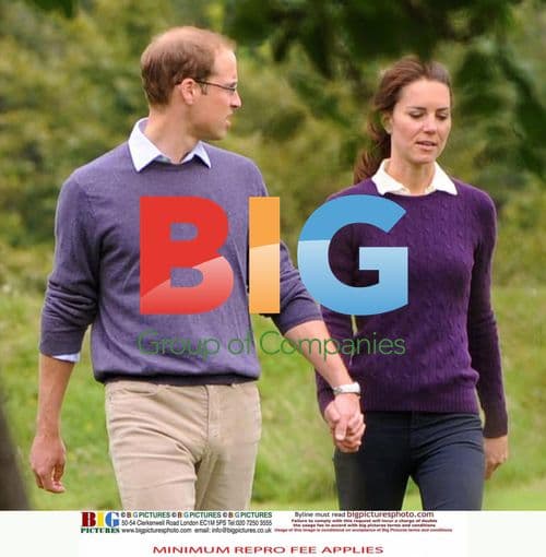 Duke & Duchess of Cambridge take walk in Holyrood Park