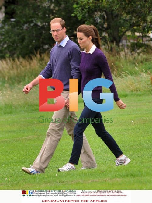 William & Kate Take a Stroll in Holyrood Park