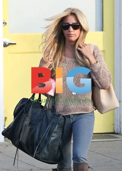 Ashley Tisdale Leaving Salon in LA