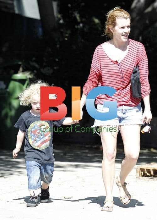 Bronx Wentz with Nanny in LA