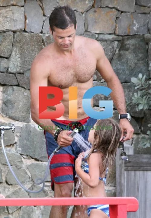 David Charvet, Brooke Burke and Children in St. Barths