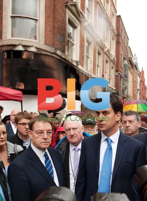 Ed Milliband visits Manchester riots