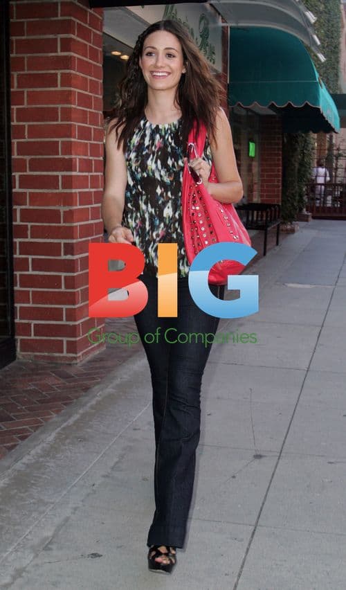 Emmy Rossum Salon Visit