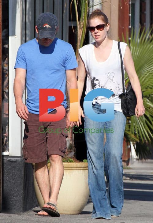 Amy Adams and daughter at park with brother