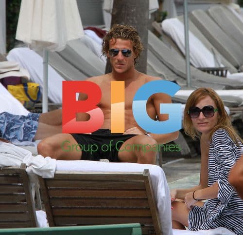 Diego Forlan Enjoys Miami Vacation