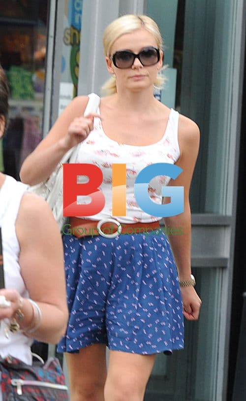 Katherine Jenkins and Gethin Jones Shopping