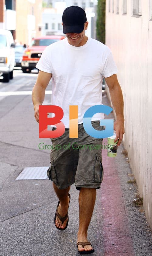 Jake Gyllenhaal Relaxing Off Set