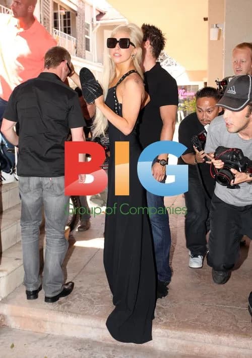Lady Gaga at Recording Studio