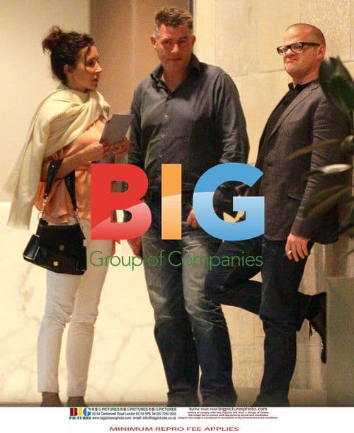 Heston Blumenthal seen dining with Suzanne Pirret