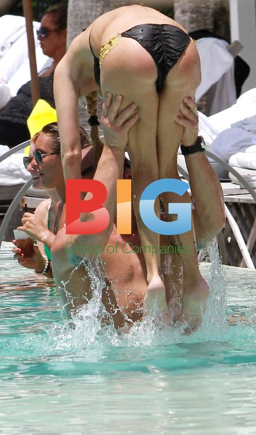 Jenna Jameson and Tito Ortiz in Miami Hotel Pool