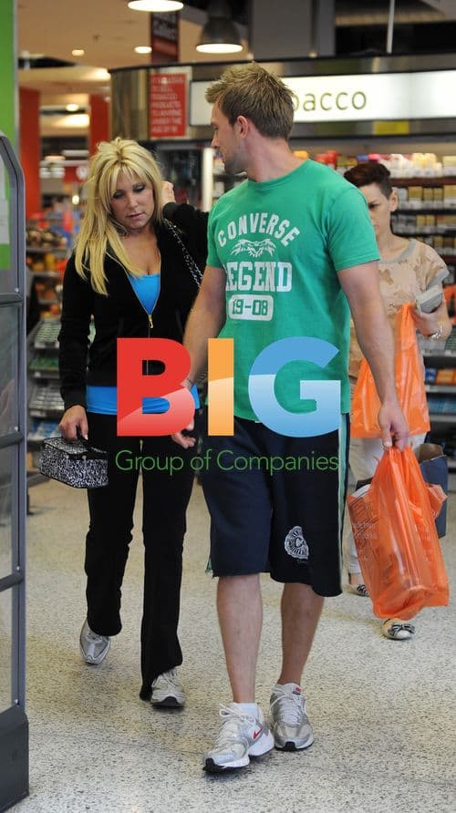 Pamela Bach Walks With Male Friend