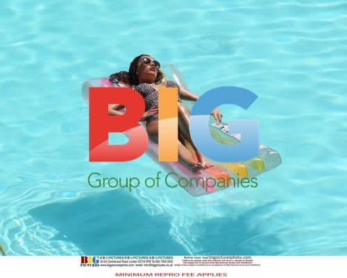 Amy Childs in Leopard Print Bikini