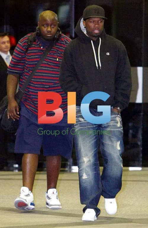 50 Cent at Perth International Airport