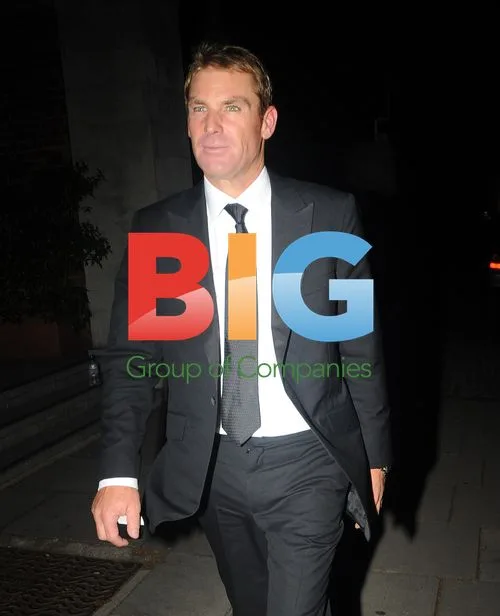 Shane Warne Spotted in London