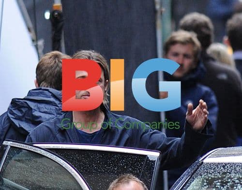 Brad Pitt Filming World War Z in Glasgow