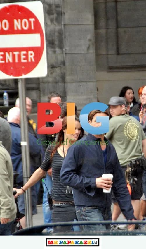 Brad Pitt on set of 'World War Z'