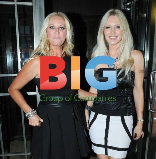 Sarah Bosnich and Emma Noble Pose Outside Westbury Hotel