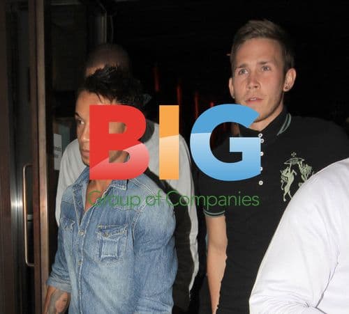 Aston from JLS with Joe-John Daniel