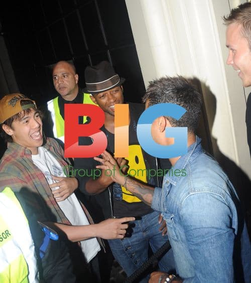 JLS Members Enjoy Night Out in London