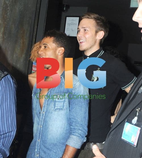 JLS Members at Aqua Club