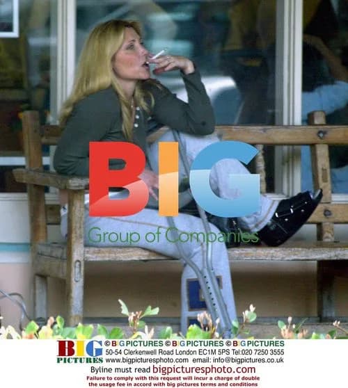 Pamela Bach out shopping with family in Malibu