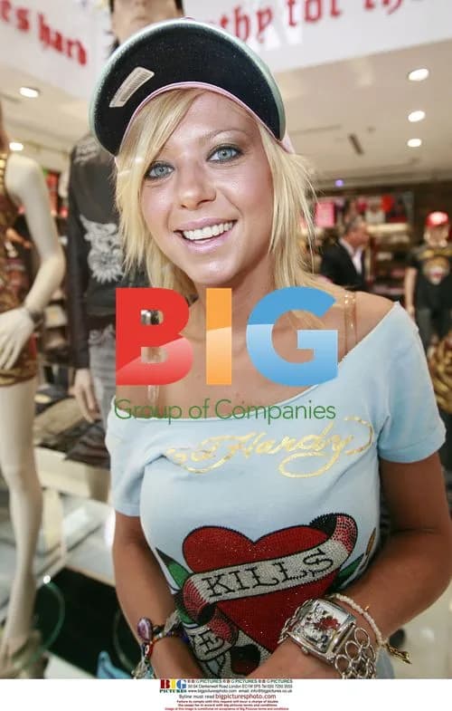 Tara Reid at Ed Hardy Store