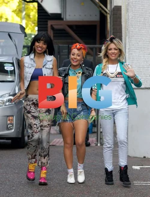 Girlband Belle Amie at ITV Studios