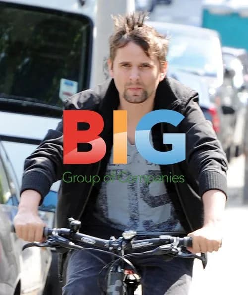 Matt Bellamy Biking in North London