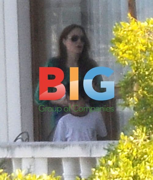 Angelina Jolie with sons on Brijuni