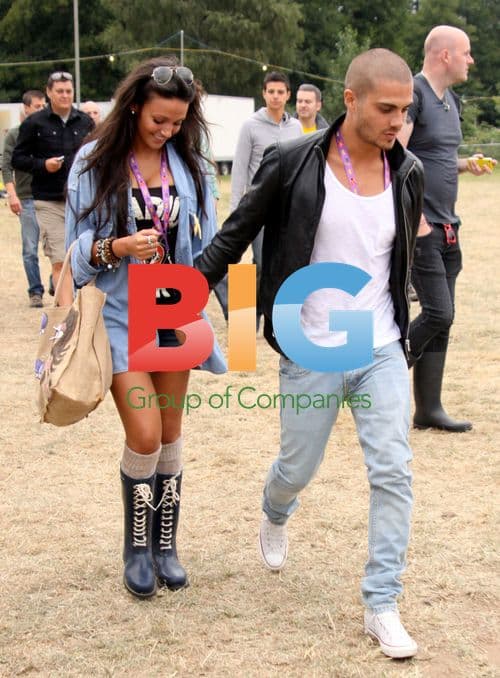 Max George and Michelle Keegan at V Festival