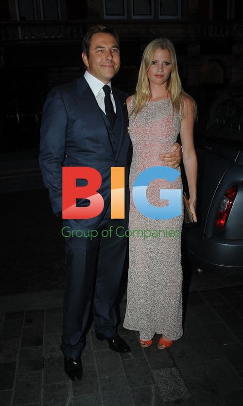 David Walliams and Lara Stone at Birthday Party