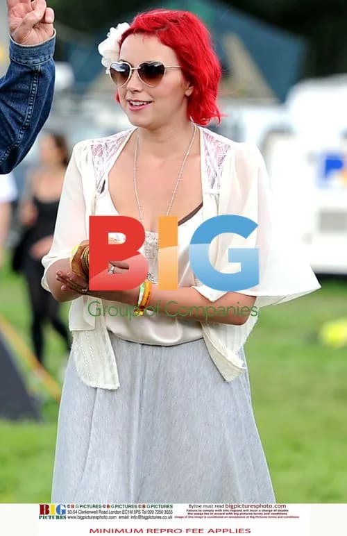 Charlotte Church and Jonathan Powell at Green Man Festival