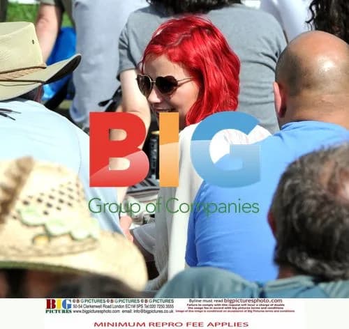 Charlotte Church and Boyfriend at Green Man Festival
