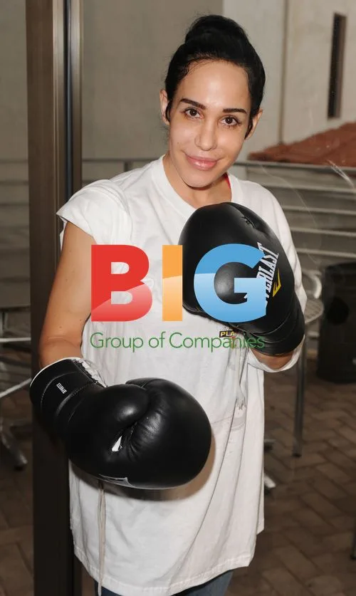 Nadya Suleman "Octomom" at Celebrity Boxing Match
