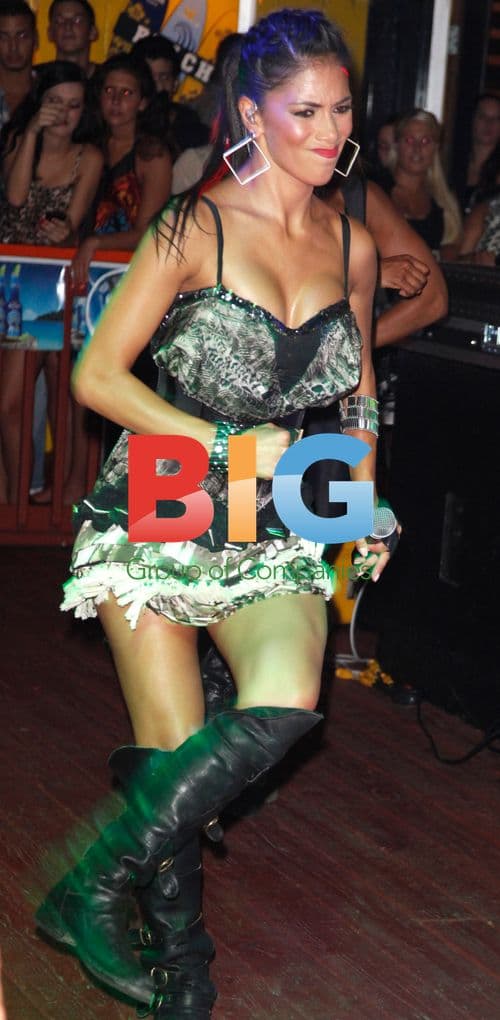 Nicole Scherzinger Performing at Q102 Concert