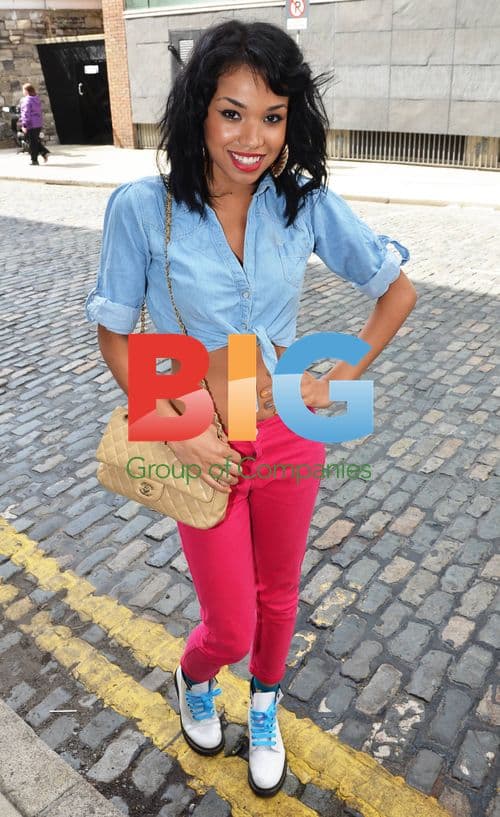 Belle Amie Leaving 98fm Studios in Dublin