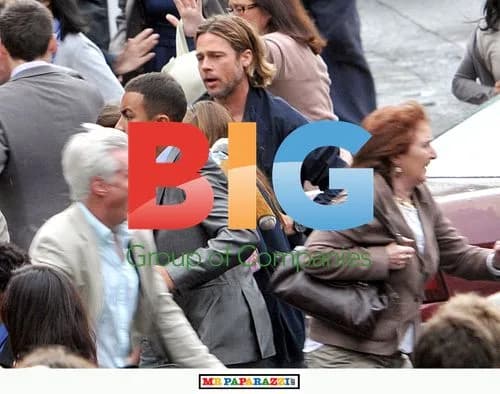 Brad Pitt on 'World War Z' Set in Glasgow