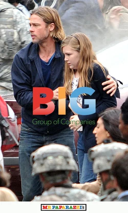 Brad Pitt Movie 'World War Z' Filming in Glasgow