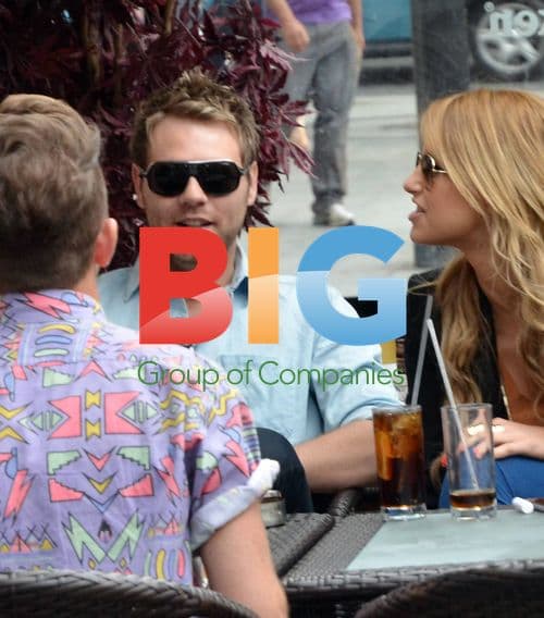 Celebrity Models and Couples at Dublin Bar