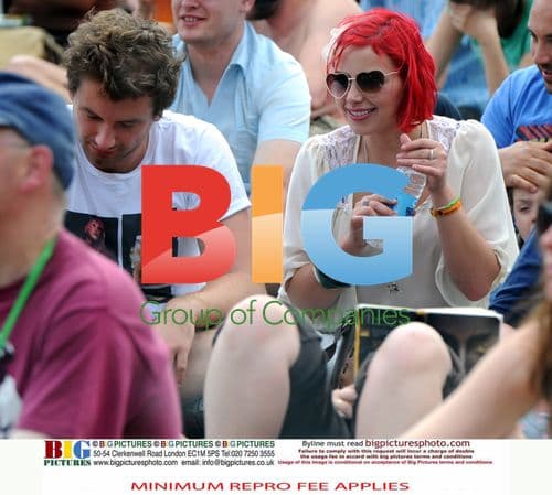 Charlotte Church and boyfriend attend Green Man Festival