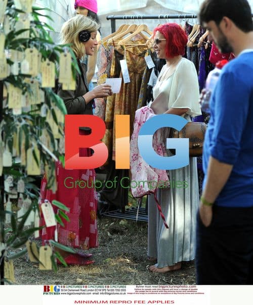 Charlotte Church and Jonathan Powell at Green Man Festival