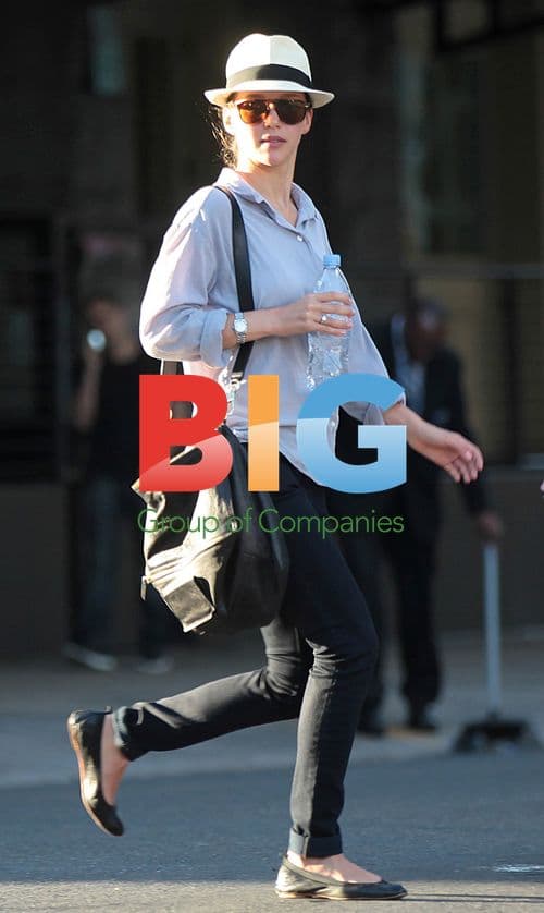 Zoe Buckman Hurries on NYC Street