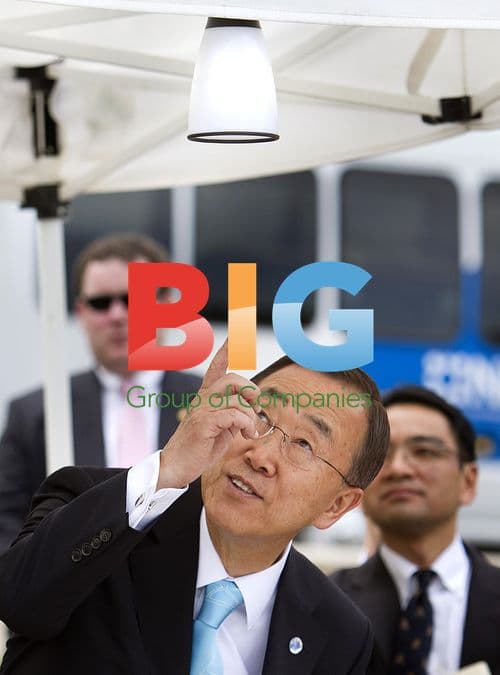 UN Secretary General Ban Ki Moon at NREL in Colorado