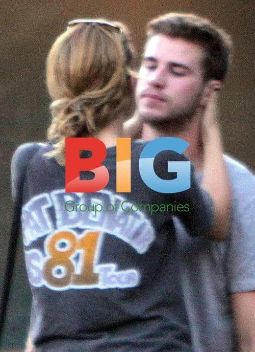Miley Cyrus with Liam Hemsworth
