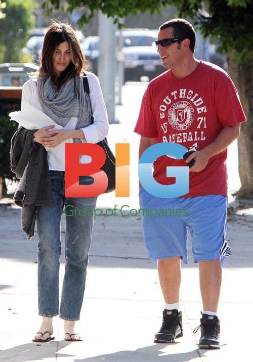 Adam Sandler and wife Jackie out for walk
