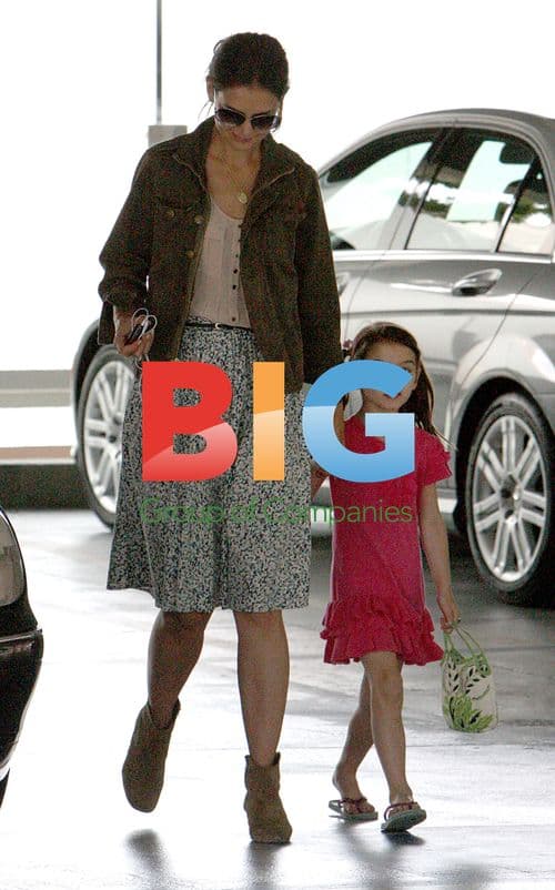 Katie Holmes with Suri Cruise in Beverly Hills
